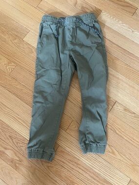 GAP Olive Drawstring Jogger Pants for Kids